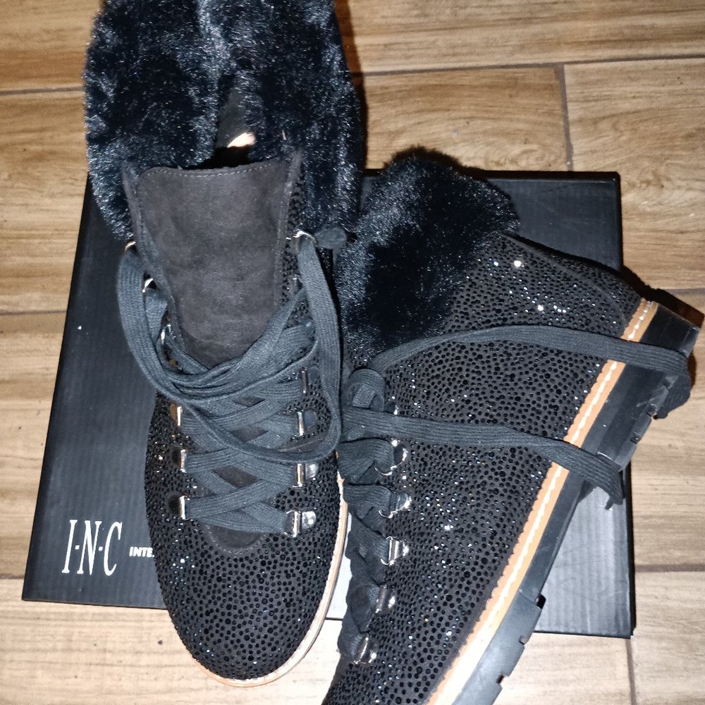 Sporty Bling Bootie Mink-Sift Inside Fur